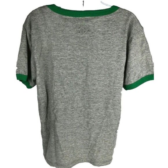 Women's St. Patrick's Day Icons Short Sleeve Graphic T-Shirt - Gray S - Picture 3 of 5